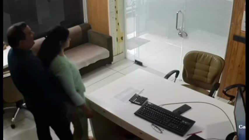 Secretary Fucked by Manager in Office CCTV Cam Recorded New 2