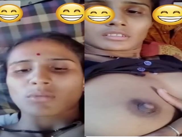Village bhabhi hot video call showing boobs and pussy