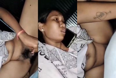 Sex MMS of a GF talking on a call and riding on a dick