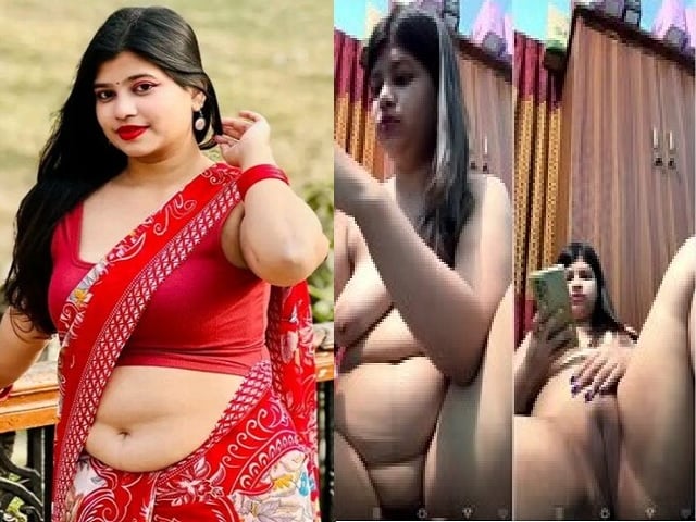 Busty Bengali lady naked viral video making for lover