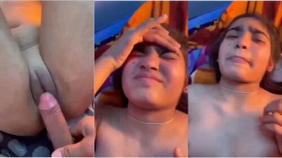 Beautiful girl painfull fucking with her lover