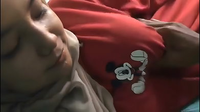 Muslim girl boobs press and fuck in Doggy