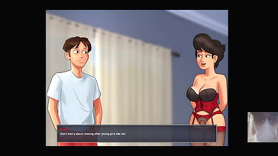 SUMMER TIME SAGA!! HOT MILF MOTHER-IN-LAW SEX SECNE!