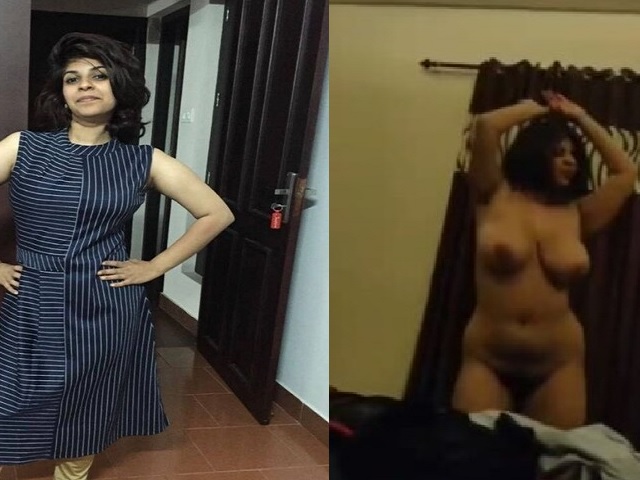 Mallu wife in US dances nude and viral doggy fucking