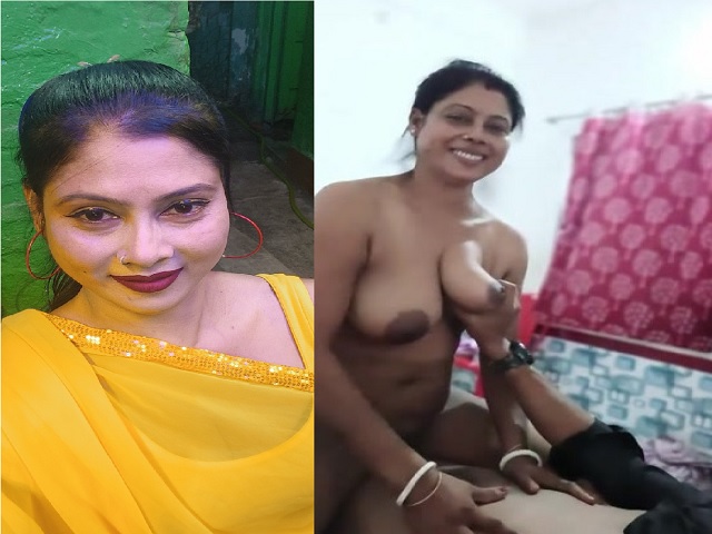Village lady cowgirl sex with her husband friend viral MMS