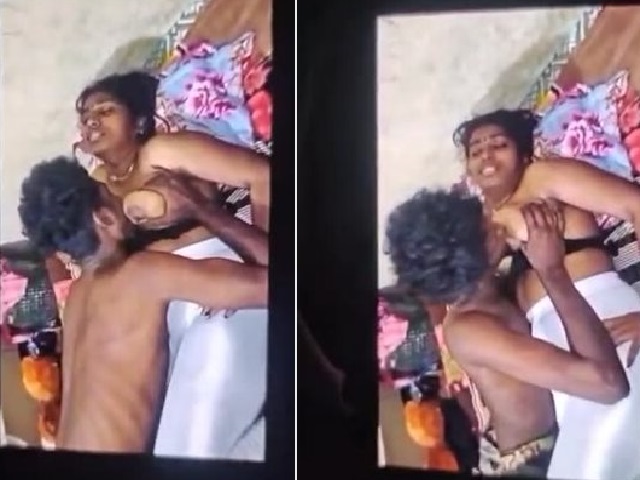 Tamil wife sharing sex with boobs and pussy sucking