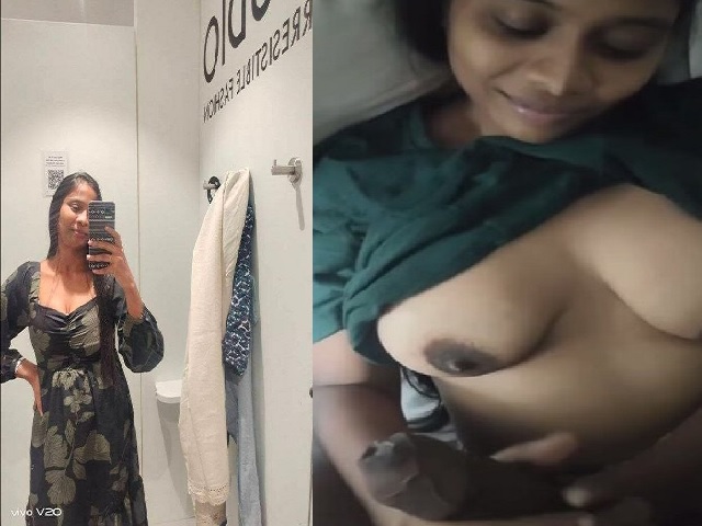Tamil Girl Handjob and Nipple Play by Boyfriend – Indian Sex MMS