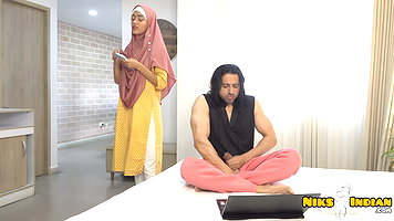 Hijabi Muslim Slut Drenched in Cum After Hard Fuck | My Desi