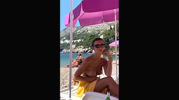 Wife gangbang on the beach Indian Sex MMS